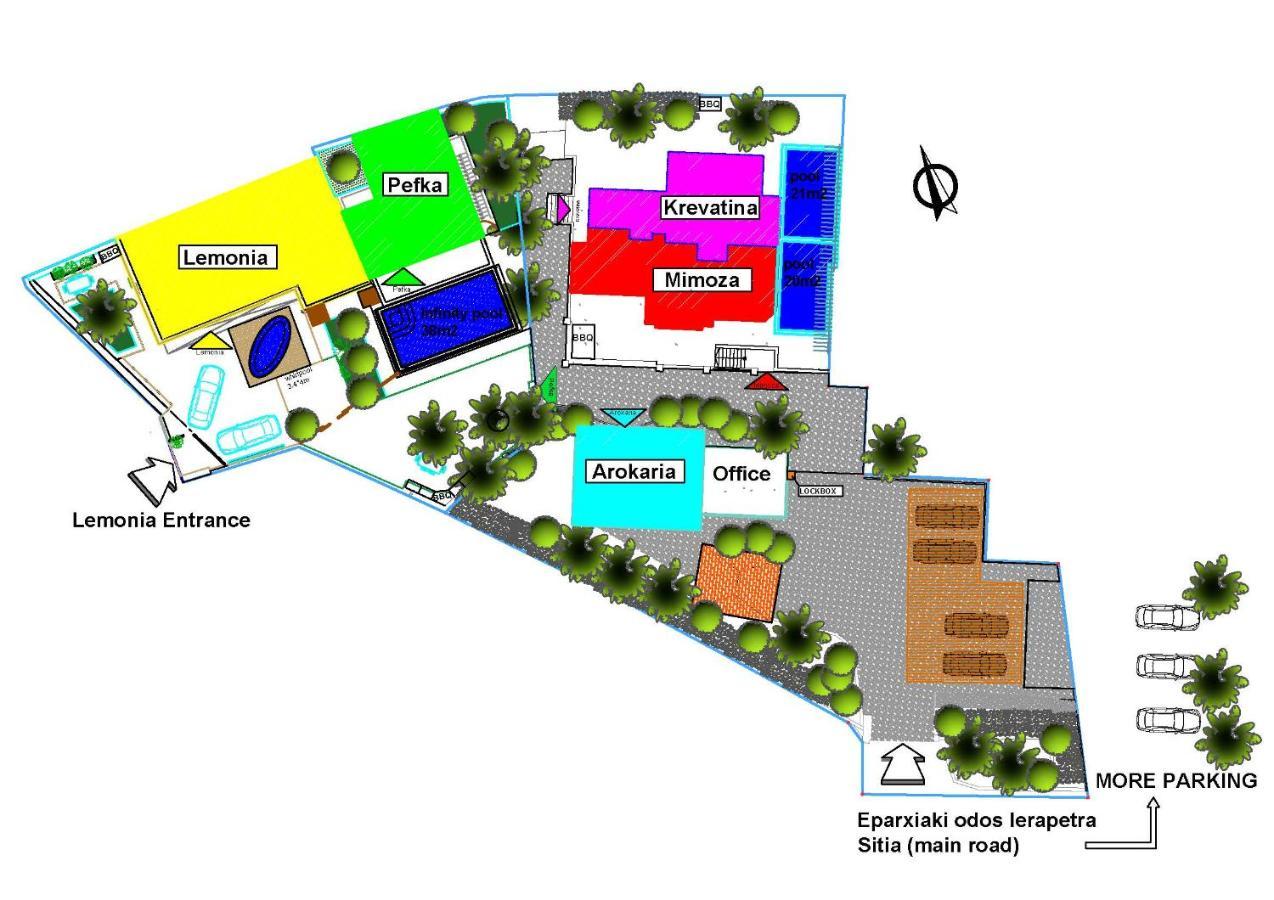 Paradisos Luxury Villas Next To Beach Koutsouras Exterior photo