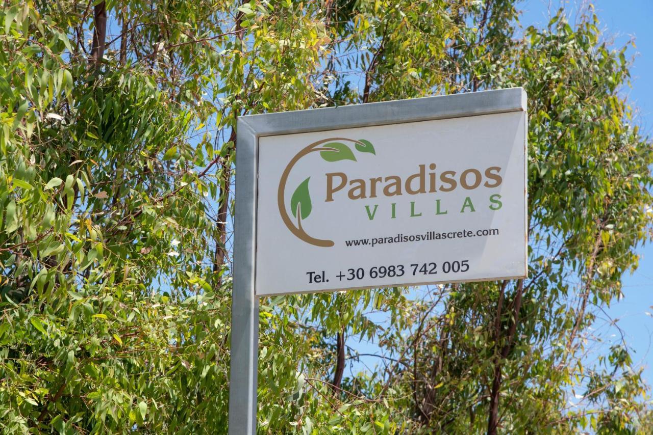 Paradisos Luxury Villas Next To Beach Koutsouras Exterior photo